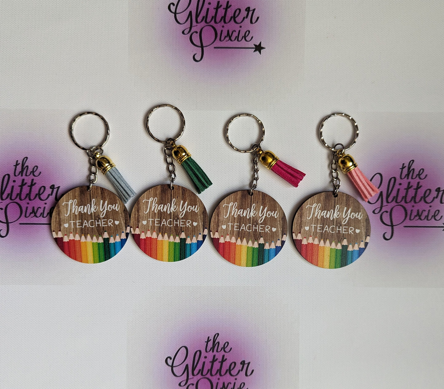 Thank You Teacher Keyring