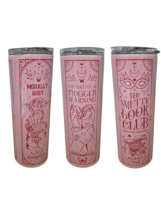 Smutty Book Club Tumbler 🩷