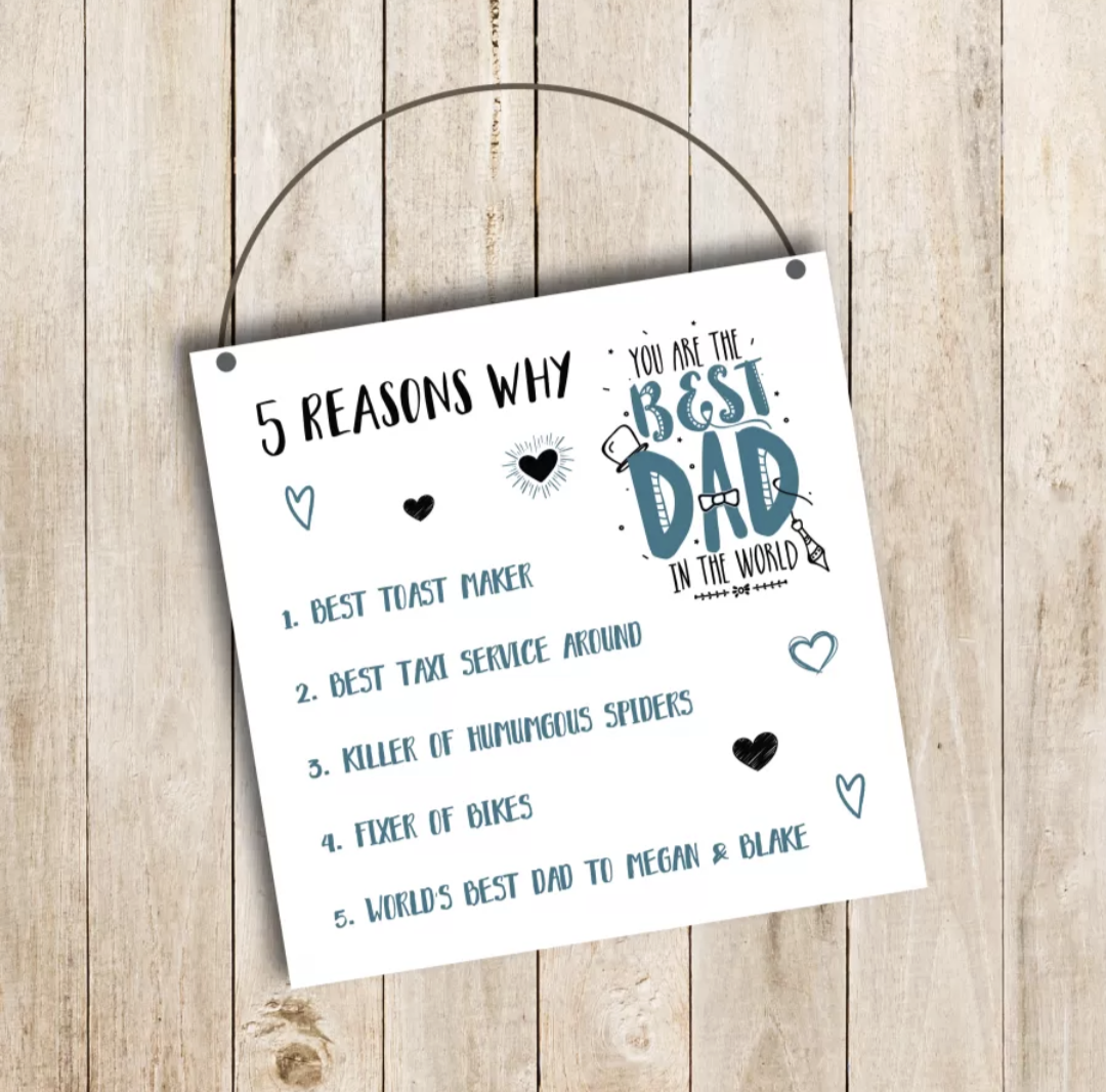 Best Dad in the world plaque π