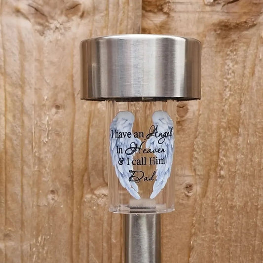 Personalised Solar memorial lights 💜