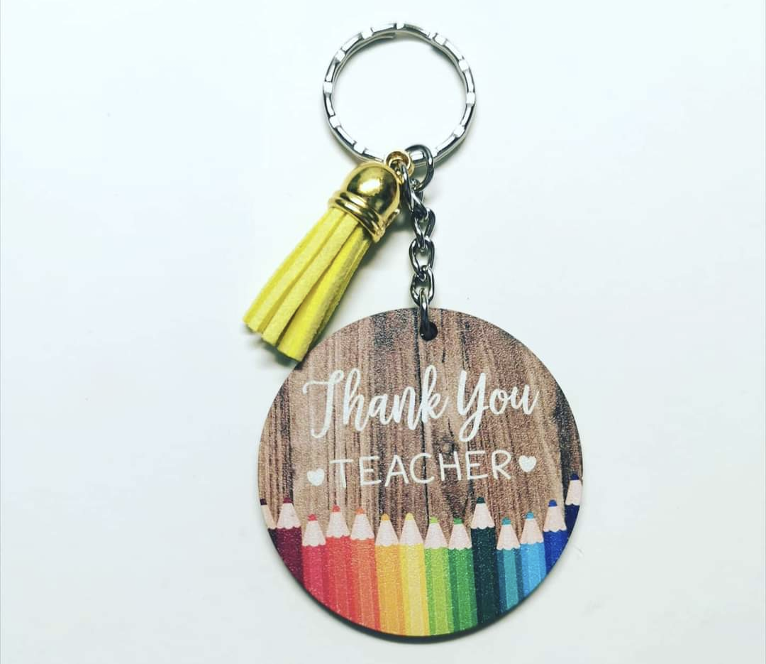 Thank You Teacher Keyring