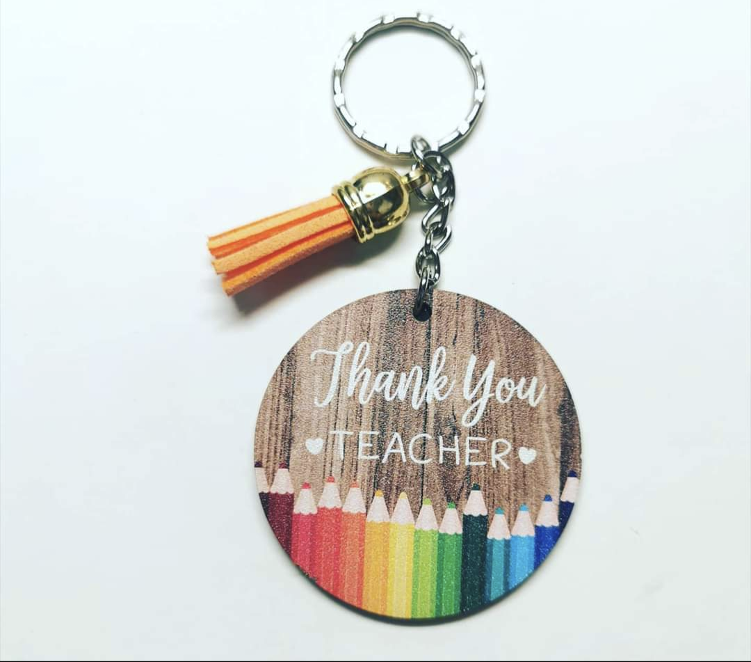Thank You Teacher Keyring