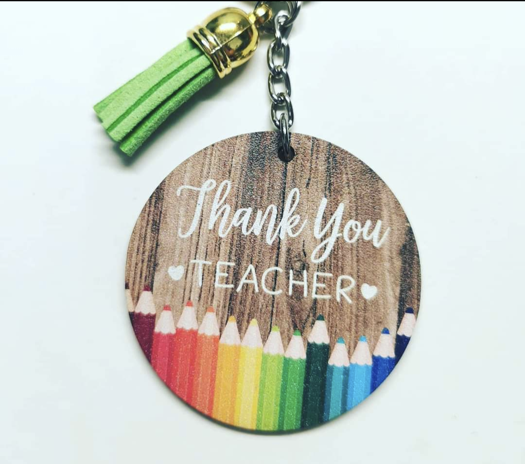 Thank You Teacher Keyring