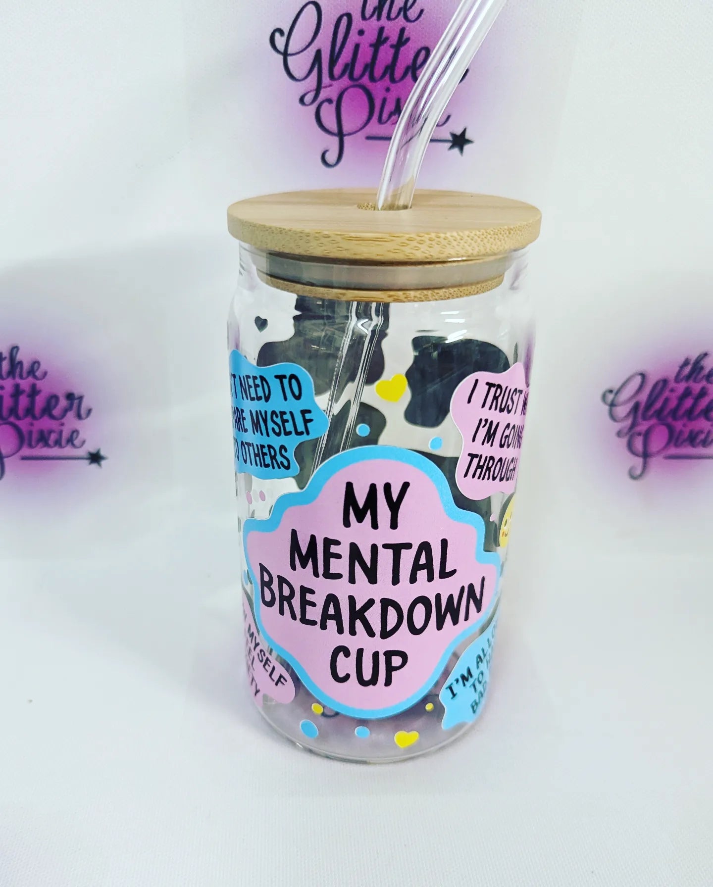 Mental Health Glass Can