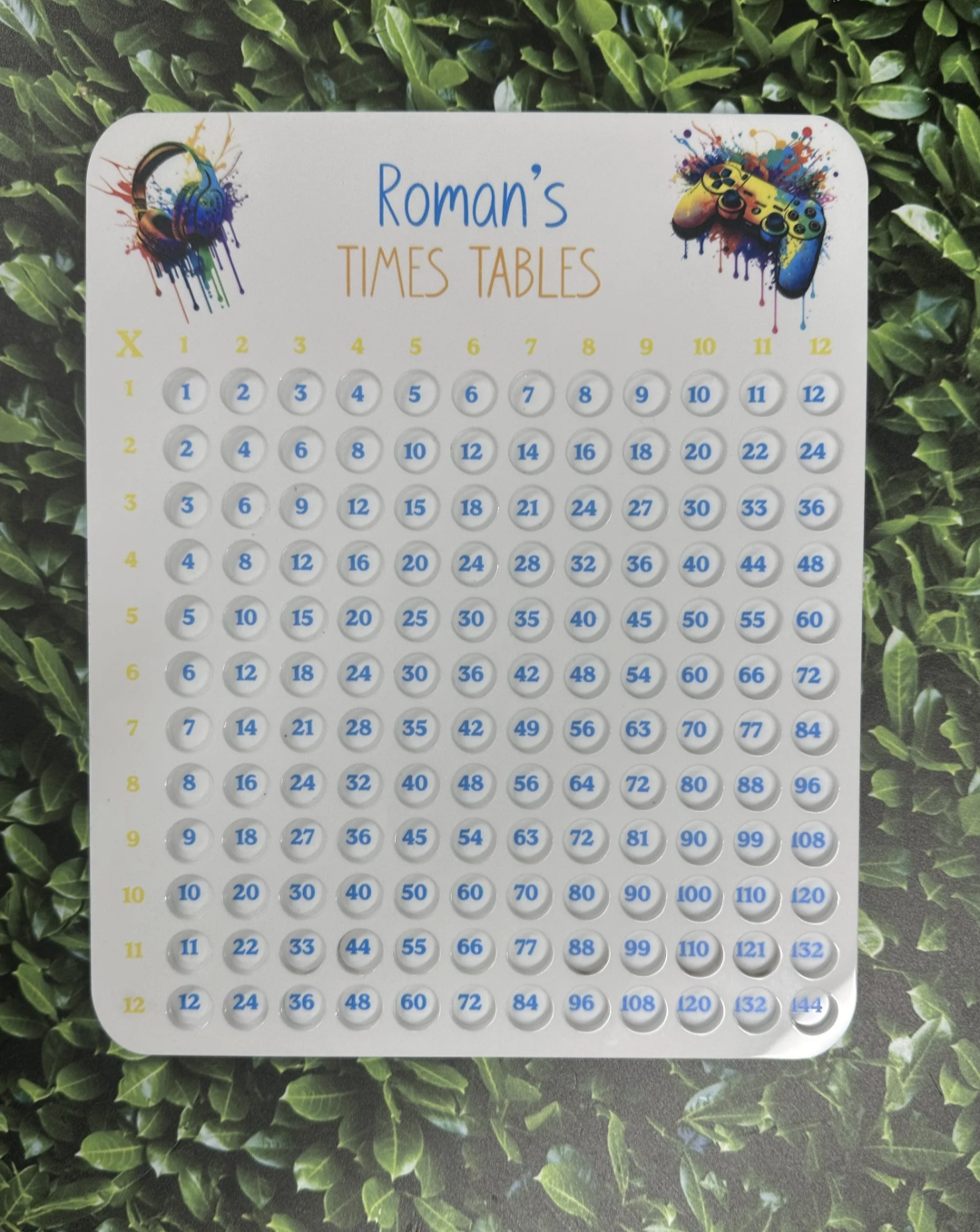 Personalised Times Table Boards 🩷