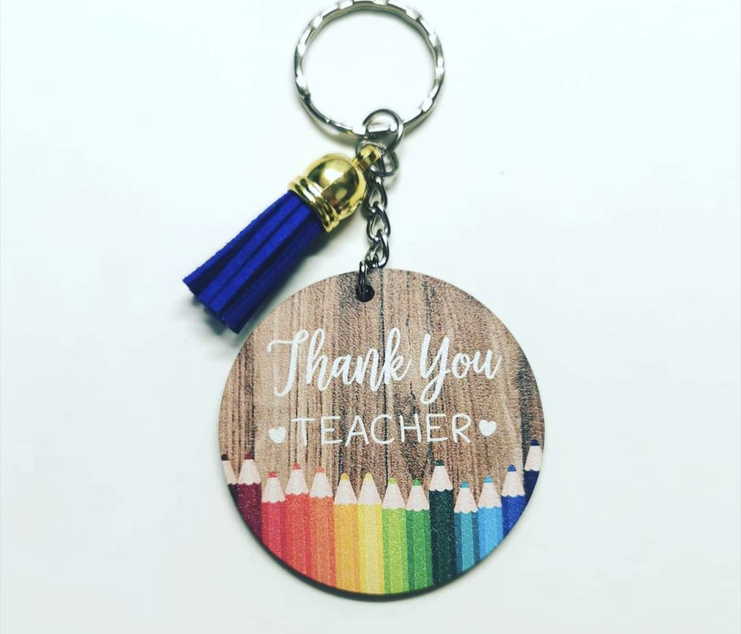 Thank You Teacher Keyring